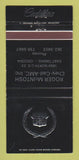Matchbook Cover - McIntosh Chevrolet Cadillac AMC East Tawas Oscoda MI 30 Strike