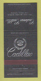 Matchbook Cover - Cashman Cadillac Las Vegas NV 30 Strike