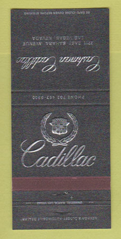 Matchbook Cover - Cashman Cadillac Las Vegas NV 30 Strike