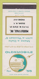 Matchbook Cover - 1955 Oldsmobile Murray Page Olean NY 30 Strike