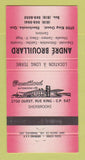 Matchbook Cover - Andre Brouillard Chevrolet Oldsmobile Sherbrooke QC 30 Strike