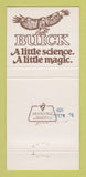 Matchbook Cover - Adcock Buick St Petersburg FL 1978 30 Strike