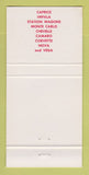 Matchbook Cover - 1971 Chevrolet HC Boyer Sunbury PA 30 Strike