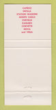 Matchbook Cover - 1971 Chevrolet Ed Chopping Thermopolis WY 30 Strike