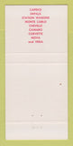 Matchbook Cover - 1971 Chevrolet Fred Diehl Clearfield PA 30 Strike