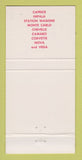 Matchbook Cover - 1971 Chevrolet Jendry Jourdanton TX 30 Strike