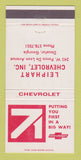 Matchbook Cover - 1971 Chevrolet Leipart Decatur GA 30 Strike