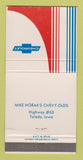Matchbook Cover - Mike Hoark's Chevrolet Oldsmobile Toledo IA 30 Strike