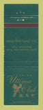 Matchbook Cover - Ultima Club Markham ON WEAR