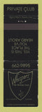 Matchbook Cover - Whispers Hutchinson KS Club WEAR