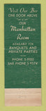 Matchbook Cover - O'Connors Restaurant Albany NY