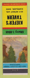 Matchbook Cover - Kiefer's Tavern Cleveland OH