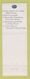 Matchbook Cover - Executive House Chicago IL