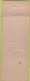 Matchbook Cover - Nispel  and  Nispel Delano Theatre Bldg CA