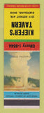 Matchbook Cover - Kiefer's Tavern Cleveland OH