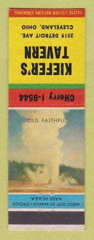 Matchbook Cover - Kiefer's Tavern Cleveland OH