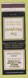 Matchbook Cover - David Capozzelli Insurance Hazleton PA