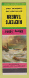 Matchbook Cover - Kiefer's Tavern Cleveland OH