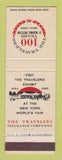 Matchbook Cover - Travelers Insurance 100th Year 1964 World's Fair