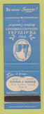 Matchbook Cover - Travelers Insurance Burnham Malcomb WEAR