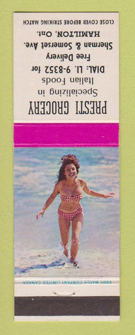 Matchbook Cover - Presti Grocery Hamilton ON pinup