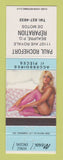 Matchbook Cover - Paul Rochefort Reparation De Motos Beaupre QC pinup
