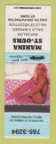 Matchbook Cover - Marina St Ours Bar Salon St Ours QC pinup