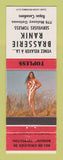 Matchbook Cover - Brasserie Ranik Quebec QC pinup strip club?
