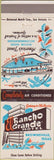 Matchbook Cover - Rancho Grande Motel Brownsville TX