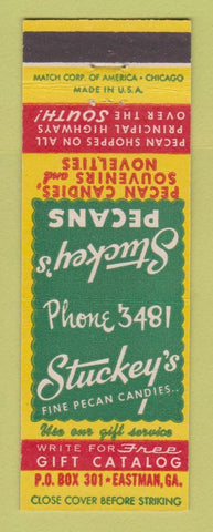 Matchbook Cover - Stuckey's Pecan Candy Eastman GA