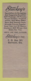 Matchbook Cover - Stuckey's Pecan Candy Eastman GA