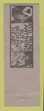 Matchbook Cover - Ridler Tank Welding Cleveland OH