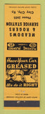 Matchbook Cover - Meadows and Rogers Service Station Clay City KY