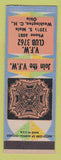 Matchbook Cover - VFW Club Washington Court House OH