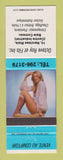 Matchbook Cover - Octave Roy et Fils Baie Comeau QC pinup