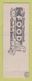 Matchbook Cover - Anderson Cafe Martin Hotel Warrensburg MO