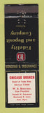 Matchbook Cover - Fidelity and Deposit Insurance Chicago IL WA Bowersox WEAR