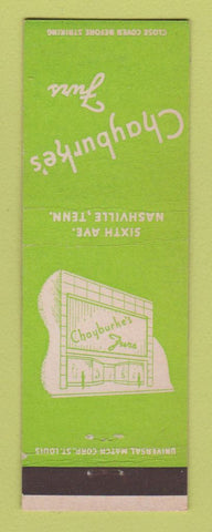 Matchbook Cover - Chayburke's Furs Nashville TN