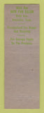 Matchbook Cover - Chayburke's Furs Nashville TN