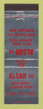 Matchbook Cover - Alsar Baked Enamel Aluminum Siding Cleveland OH