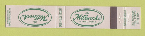 Matchbook Cover - The Millworks Meredith NH 10 Strike