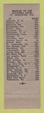 Matchbook Cover - Alhambra Hotel St Augustine FL
