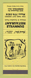 Matchbook Cover - Dunnville Restaurant ON YELLOW