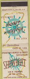 Matchbook Cover - Showboat Casino Lounge Las Vegas NV