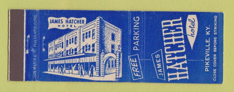 Matchbook Cover - James Hatcher Hotel Pikeville KY