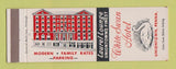 Matchbook Cover - White Swan Hotel Uniontown PA
