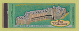 Matchbook Cover - Hotel Claremont Berkeley CA Full Length