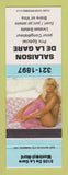 Matchbook Cover - Salaison De La Gare Montreal Nord QC pinup