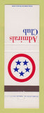 Matchbook Cover - Admirals Club American Airlines
