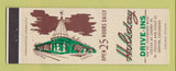 Matchbook Cover - Holiday Drive Ins Denver Colorado Colfax